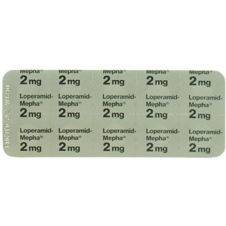 Loperamide-Mepha Lactab 2 mg 20 pcs - PrimeCare Global