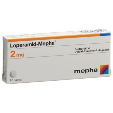 Loperamide-Mepha Lactab 2 mg 60 pcs - PrimeCare Global