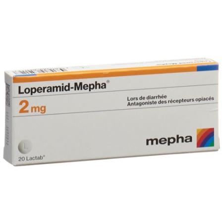 Loperamide-Mepha Lactab 2 mg 60 pcs - PrimeCare Global
