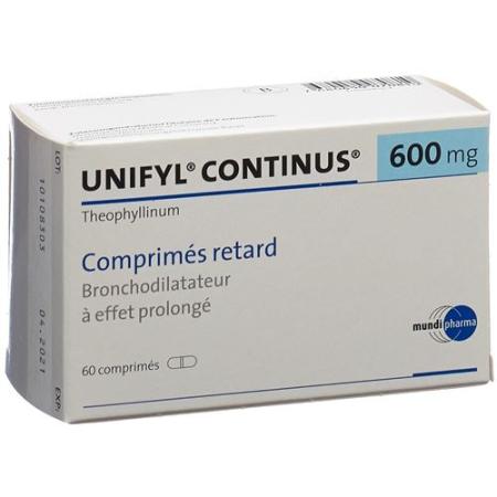 Unifyl Continus Ret Tabl 600 mg 60 pcs - PrimeCare Global