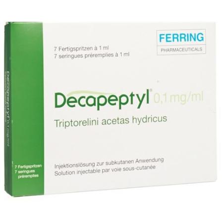 Decapeptyl Inj L&ouml;s 0.1 mg/ml Fertspr 7 pcs - PrimeCare Global