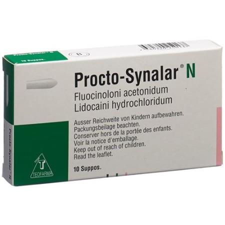 Procto Synalar N Supp 10 pcs - PrimeCare Global