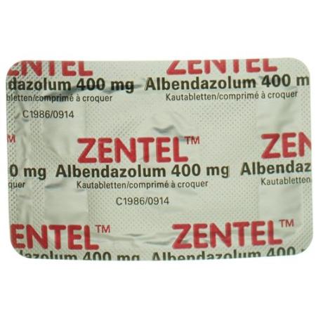 Zentel Chewable 400 mg - PrimeCare Global