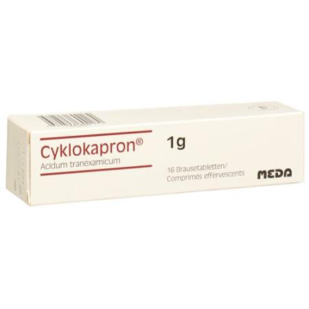 Cyklokapron effervescent tablets 1 g 16 pcs - PrimeCare Global