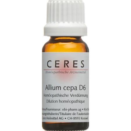 Ceres Allium cepa D 6 Dilution Bottle 20 ml - PrimeCare Global
