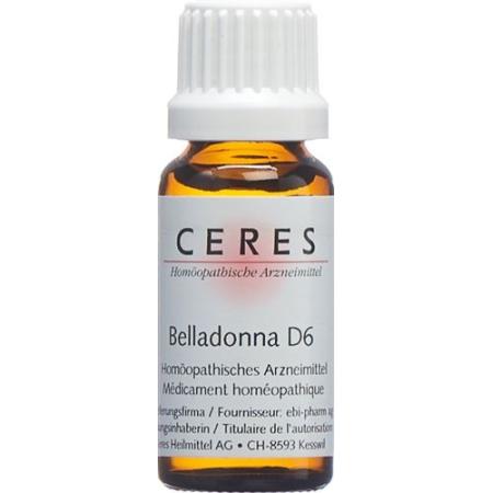 Ceres Belladonna D 6 Dilution Bottle 20 ml - PrimeCare Global