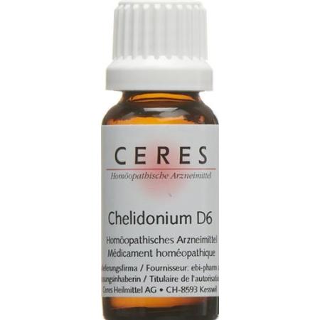 Ceres Chelidonium D 6 Dilution Bottle 20 ml - PrimeCare Global