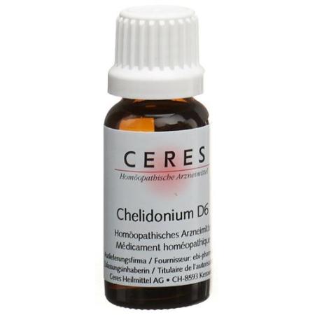 Ceres Chelidonium D 6 Dilution Bottle 20 ml - PrimeCare Global