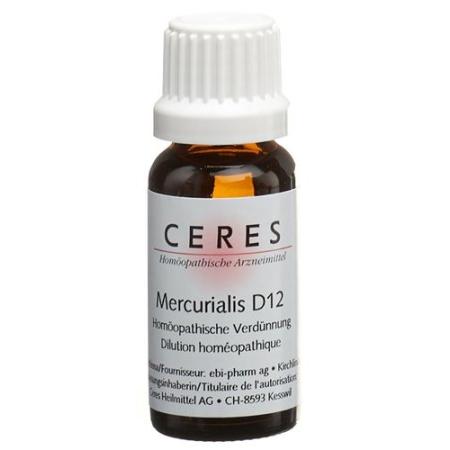 Ceres Mercurialis D 12 Dilution Bottle 20 ml - PrimeCare Global