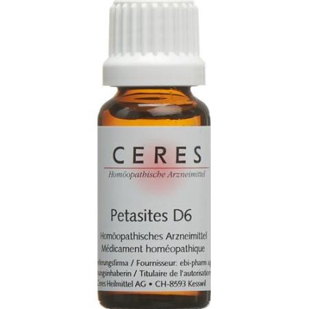 Ceres Petasites D 6 Dilution Bottle 20ml - PrimeCare Global