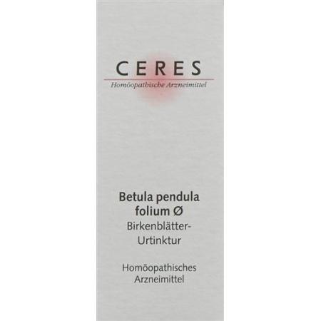 Ceres Betula pendula folium mother tint bottle 20 ml - PrimeCare Global
