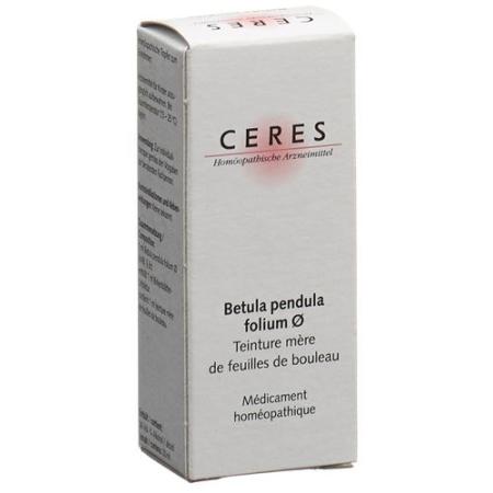 Ceres Betula pendula folium mother tint bottle 20 ml - PrimeCare Global