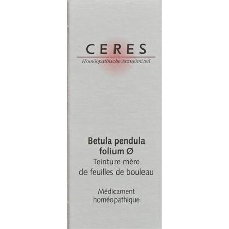 Ceres Betula pendula folium mother tint bottle 20 ml - PrimeCare Global