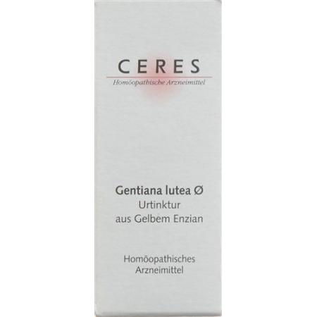 Ceres Gentiana lutea mother tint bottle 20 ml - PrimeCare Global