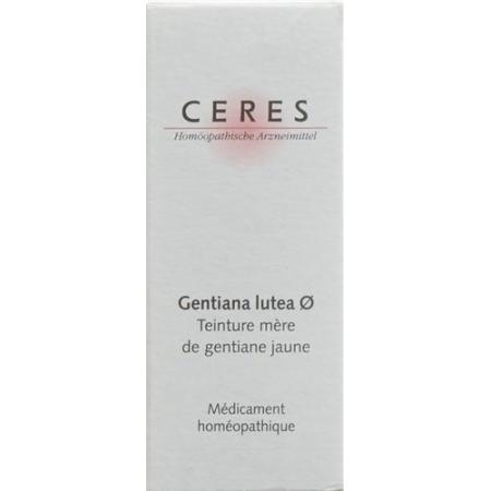 Ceres Gentiana lutea mother tint bottle 20 ml - PrimeCare Global