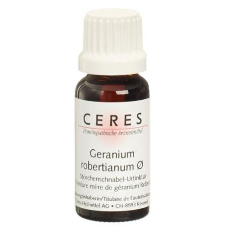 Ceres Geranium robertianum mother tint bottle 20 ml - PrimeCare Global