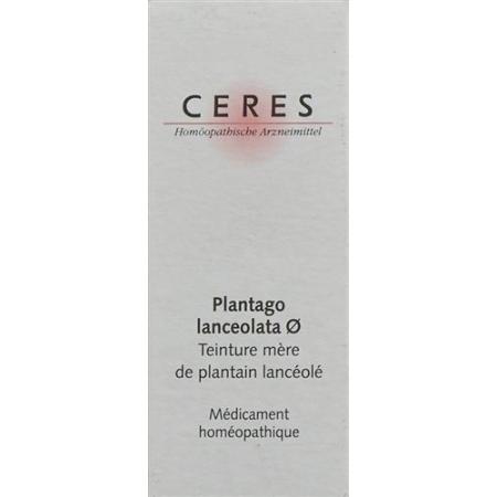 Ceres Plantago lanceolata mother tint bottle 20 ml - PrimeCare Global