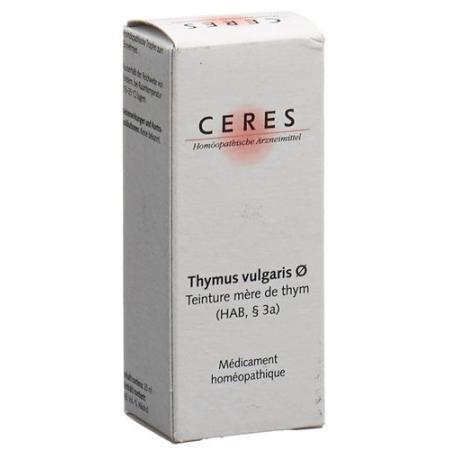 Ceres Thymus vulgaris mother tint bottle 20 ml - PrimeCare Global