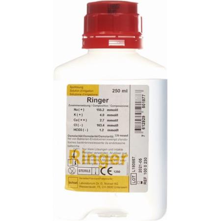 Ringer solution Bichsel rinse solvent 250ml without cutlery Plast Fl - PrimeCare Global