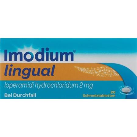 Imodium lingual melting tablet 2 mg 20 pcs - PrimeCare Global
