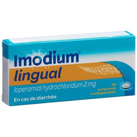 Imodium lingual melting tablet 2 mg 20 pcs - PrimeCare Global