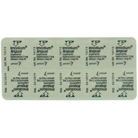 Imodium lingual melting tablet 2 mg 20 pcs - PrimeCare Global
