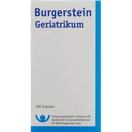 Burgerstein geriatric capsules 100 pcs - PrimeCare Global