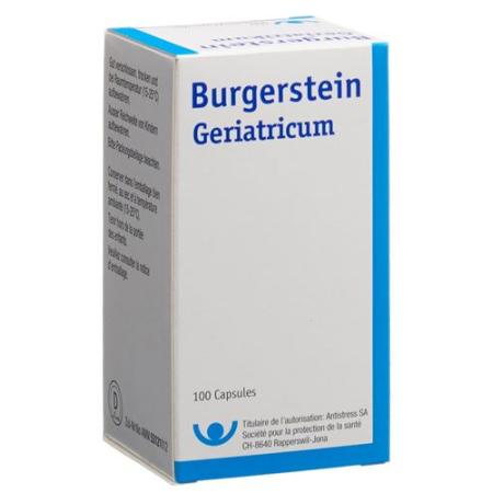 Burgerstein geriatric capsules 100 pcs - PrimeCare Global