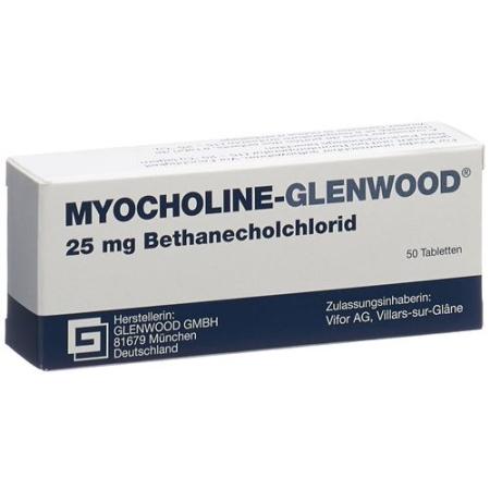 Myocholine-Glenwood Tabl 25 mg 50 pcs - PrimeCare Global
