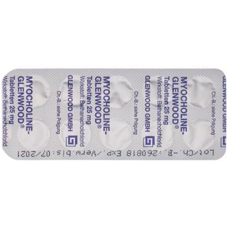 Myocholine-Glenwood Tabl 25 mg 50 pcs - PrimeCare Global