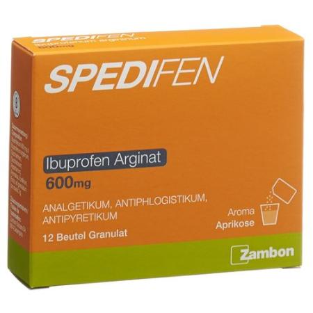 Spedifen Gran 600 mg bag 12 pcs - PrimeCare Global