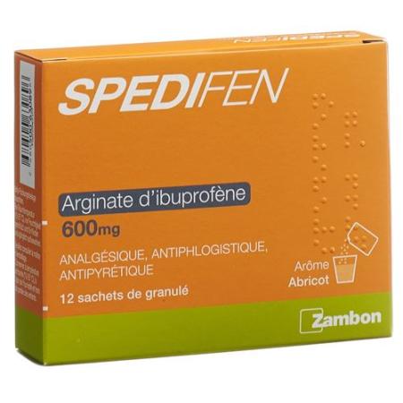 Spedifen Gran 600 mg bag 12 pcs - PrimeCare Global