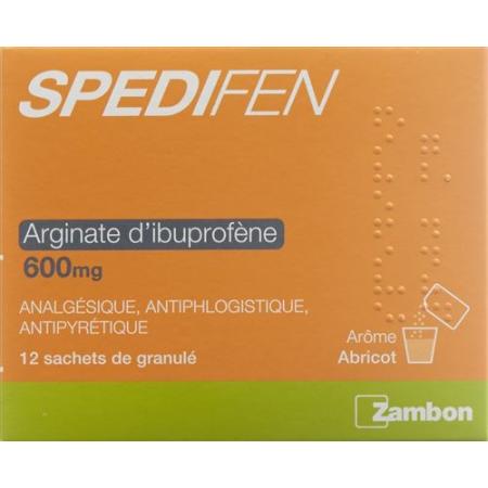 Spedifen Gran 600 mg bag 12 pcs - PrimeCare Global