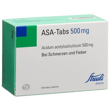 ASA tabs tabl 0.5 g 100 pcs - PrimeCare Global