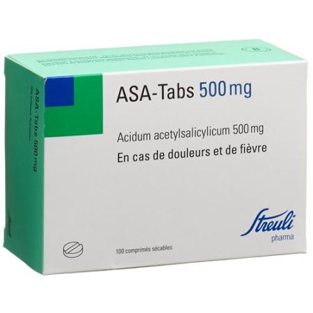 ASA tabs tabl 0.5 g 100 pcs - PrimeCare Global