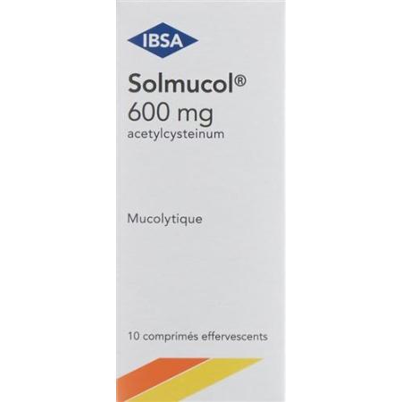 Solmucol Brausetable 600 mg 10 pcs - PrimeCare Global
