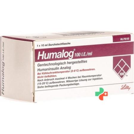 Humalog Insulin Inj sol 100 IU/ml perf 10 ml - PrimeCare Global