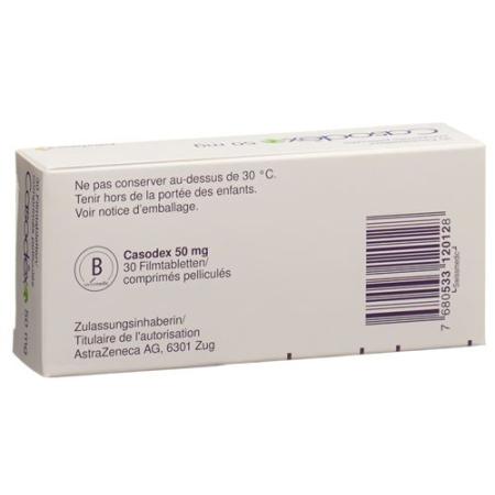 Casodex Tabl 50 mg 30 pcs - PrimeCare Global