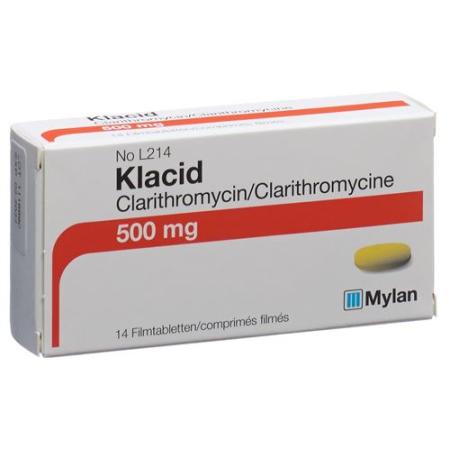 Klacid Filmtablet 500 mg 14 pcs - PrimeCare Global