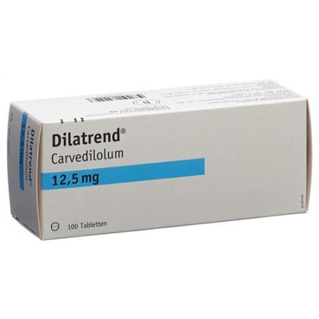 Dilatrend Tabl 12.5 mg 100 pcs - PrimeCare Global