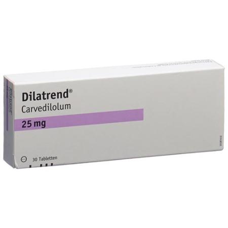 Dilatrend Tabl 25 mg 30 pcs - PrimeCare Global