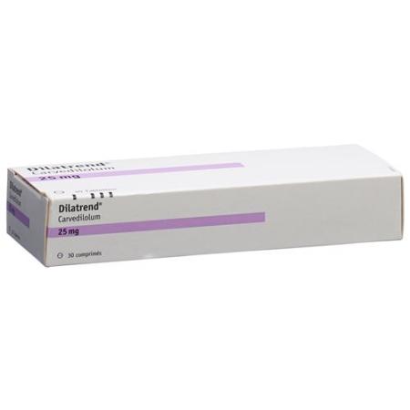 Dilatrend Tabl 25 mg 100 pcs - PrimeCare Global