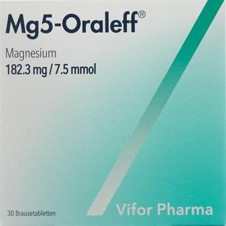 Mg5-Oraleff effervescent tablet 7.5 mmol 30 pcs - PrimeCare Global