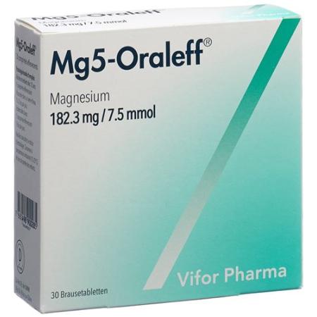 Mg5-Oraleff effervescent tablet 7.5 mmol 30 pcs - PrimeCare Global
