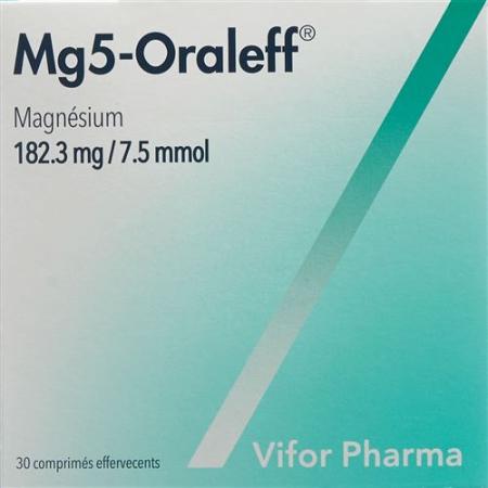 Mg5-Oraleff effervescent tablet 7.5 mmol 30 pcs - PrimeCare Global