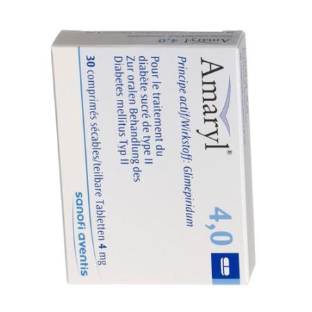 Amaryl Tabl 4 mg 30 pcs - PrimeCare Global