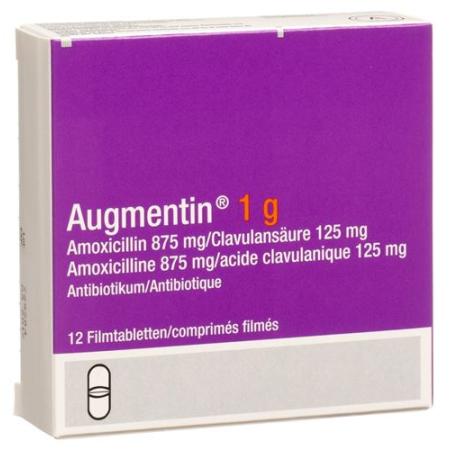 Augmentin film tablet 1 g adults 12 pcs - PrimeCare Global