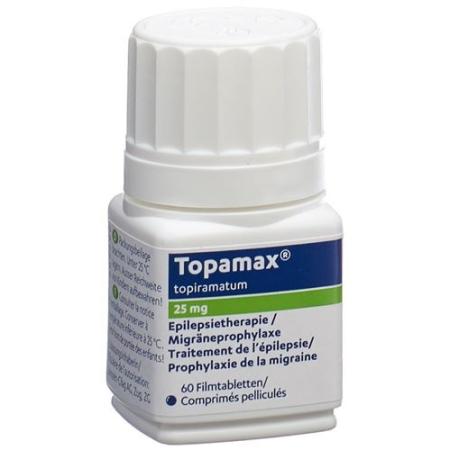 Topamax Filmtablet 25 mg Ds 60 pcs - PrimeCare Global