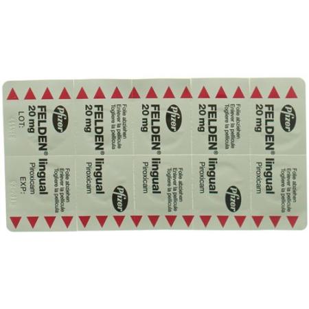 Felden lingual tabl 20 mg 10 pcs - PrimeCare Global