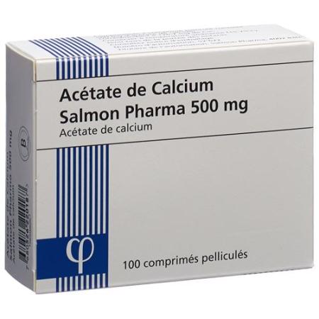 Calcium Acetate Salmon Pharma Filmtablet 500 mg 100 pcs - PrimeCare Global